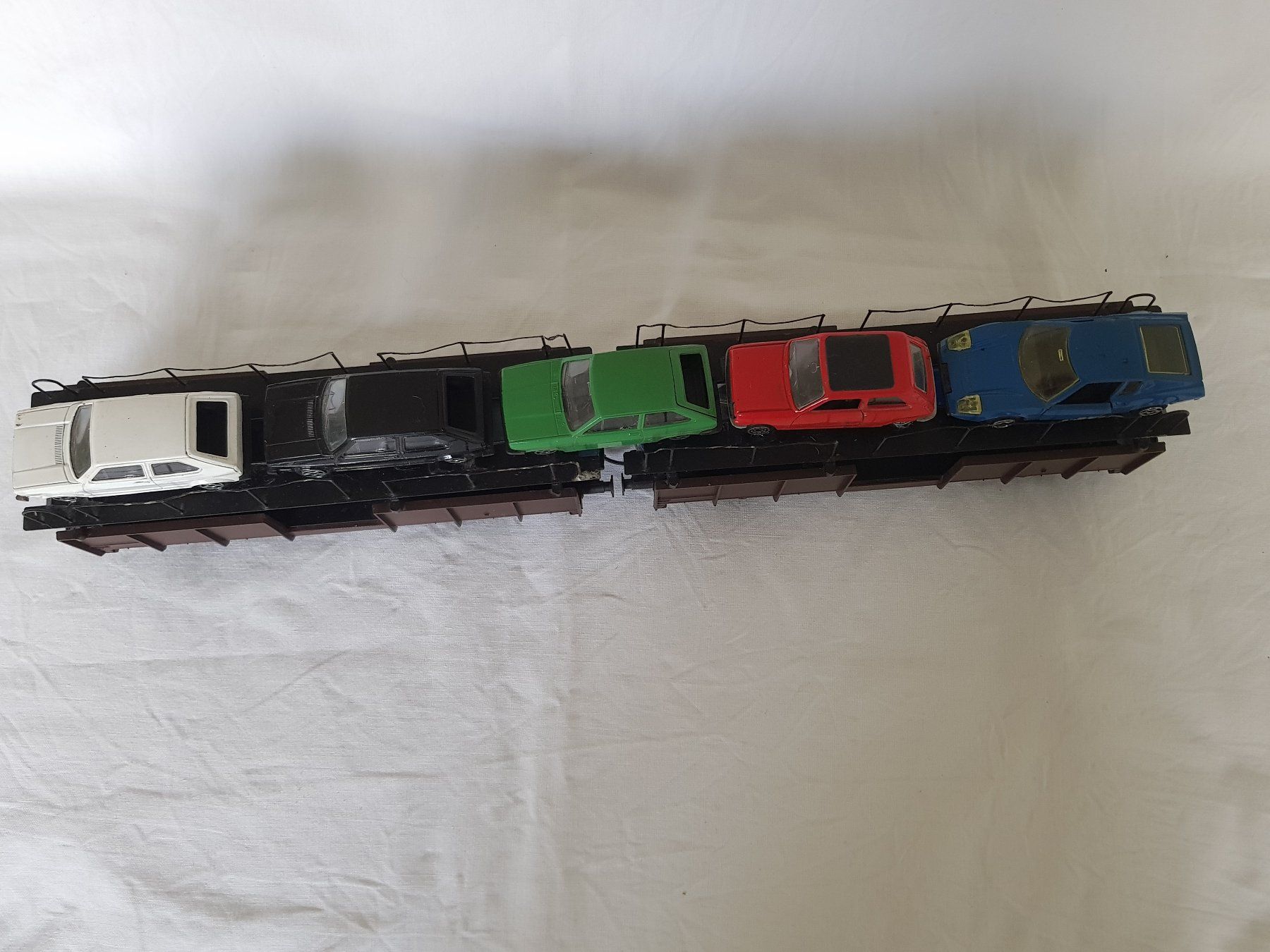 Modellini di ferrovie: 4 achsiger Autodoppelstock-Wagen – Usato da Luzern venduto da inca55 3