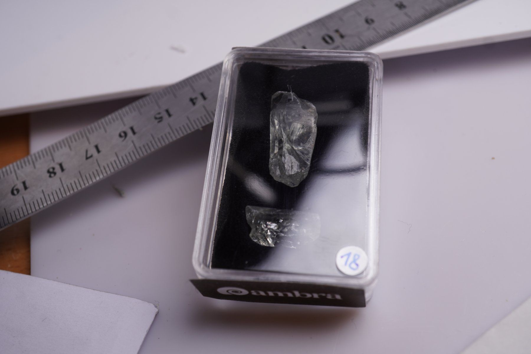 Minerali & Pietre curative: Prasiolith  Rohsteine Facettier  Ware      im Böxli – Nuovo e nell'imballaggio originale da Eschenbach SG venduto da topstone 1