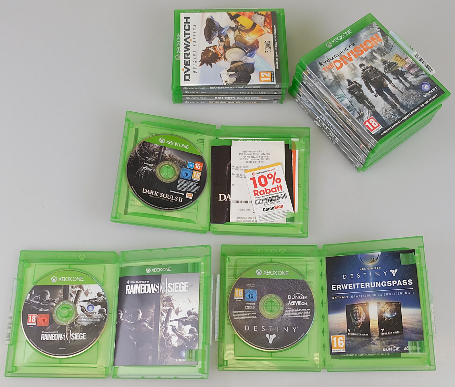 Spiele: 14 XBOX One Spiele – Gebraucht aus Volketswil von brockipfannenstil 2