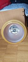 Lampada a sospensione vintage giallo-arancio anni 60_70