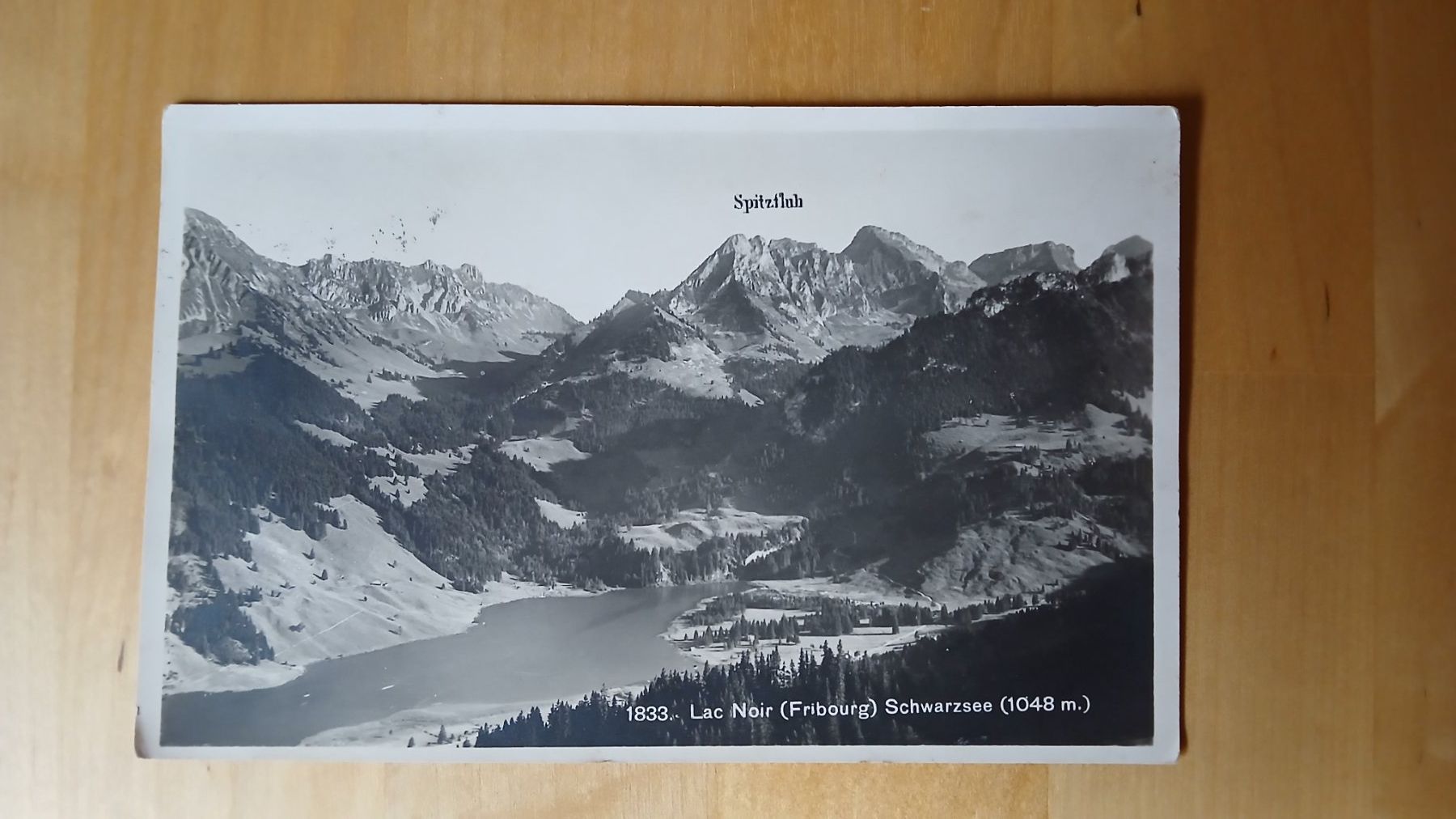 Cartoline postali: Postkarte Schwarzsee – Usato da Liesberg venduto da Mrbean1
