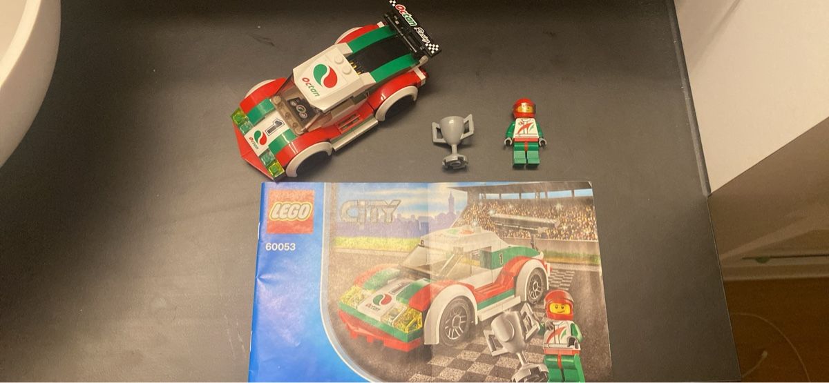 LEGO City Rennwagen 60053 - Komplett mit Anleitung! (Gebraucht) in ...