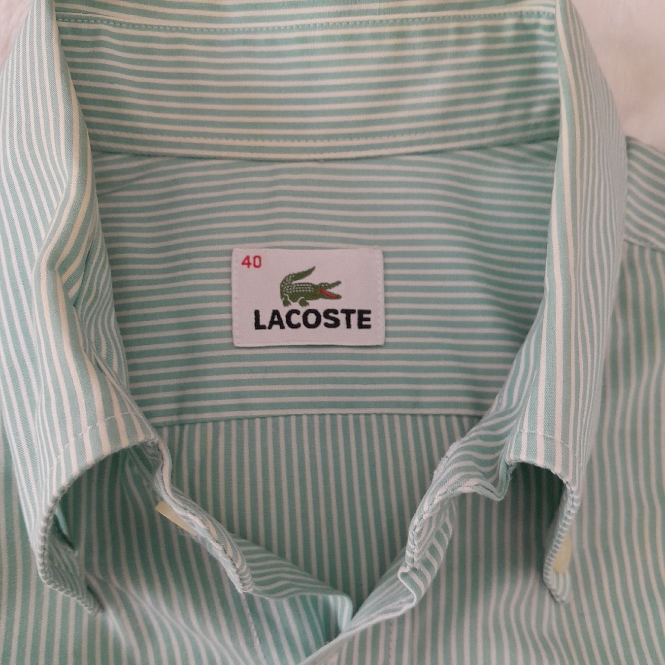 Lacoste Chemises: Chemise Lacoste rayée, taille 40 - Élégante – D'occasion à Renens VD par ser_j2fn 2