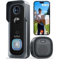 Video Türklingel Kamera 2K 166° Nachtsicht IP65 WLAN Audio