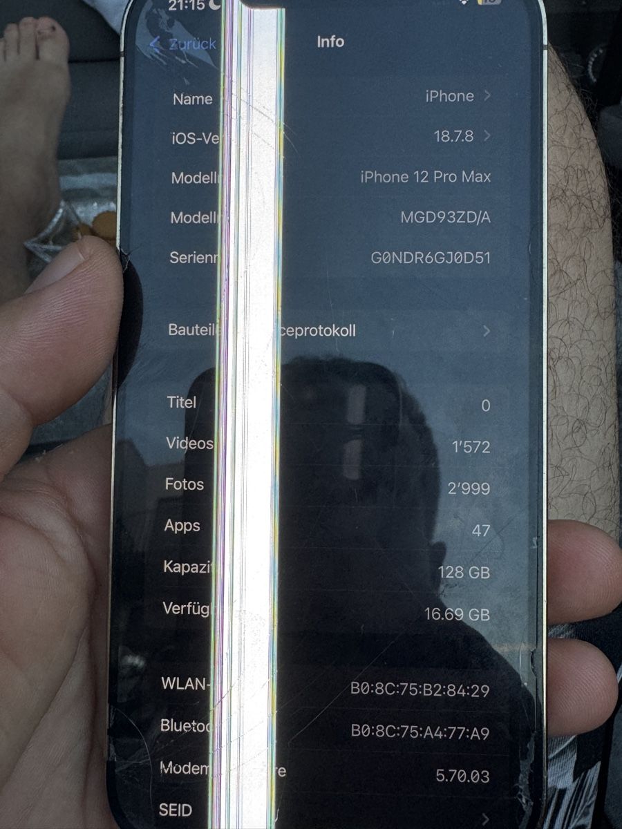 Apple Telefoni cellulari / Smartphones: iPhone 12 Pro Max defekt Schaden Glas Display Apple – Usato da Schlieren venduto da Eldi84 4