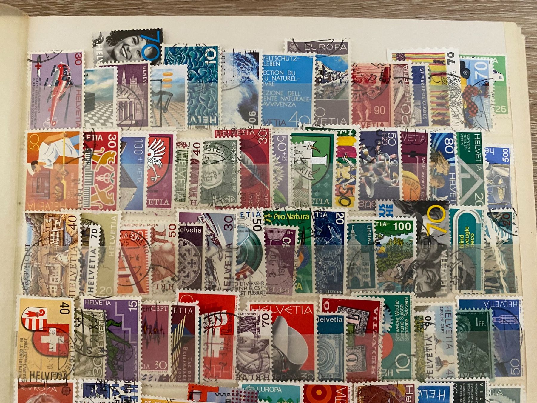 Alle Briefmarken: Briefmarken Schweiz 120 stuck – Gebraucht aus matten b. interlaken von jfran17 1