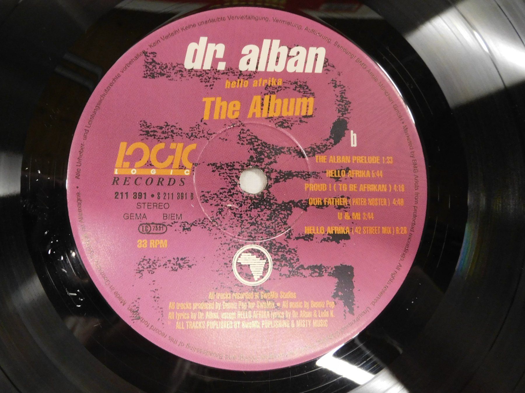 Dischi in vinile: Lp - Dr Alban Mix House Techno - Lp Schallplatte – Usato da Sursee venduto da 76 4