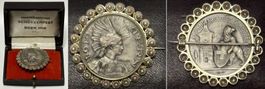 BERN 1910 EIDGEN. SCHÜTZENFEST Damenversion Silber Etui