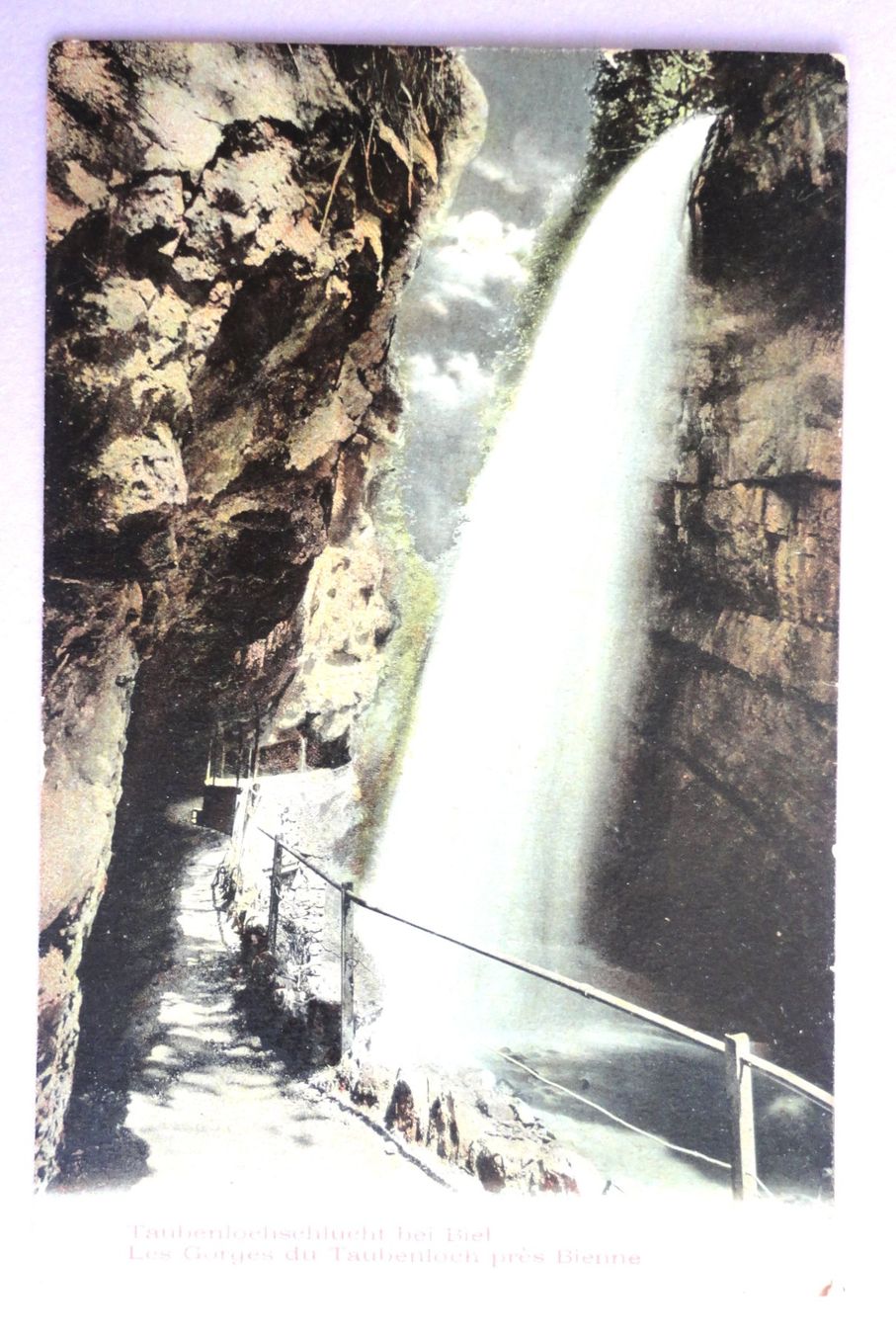 Cartoline postali: Taubenlochschlucht bei Biel – Usato da Fétigny venduto da Billy2miny
