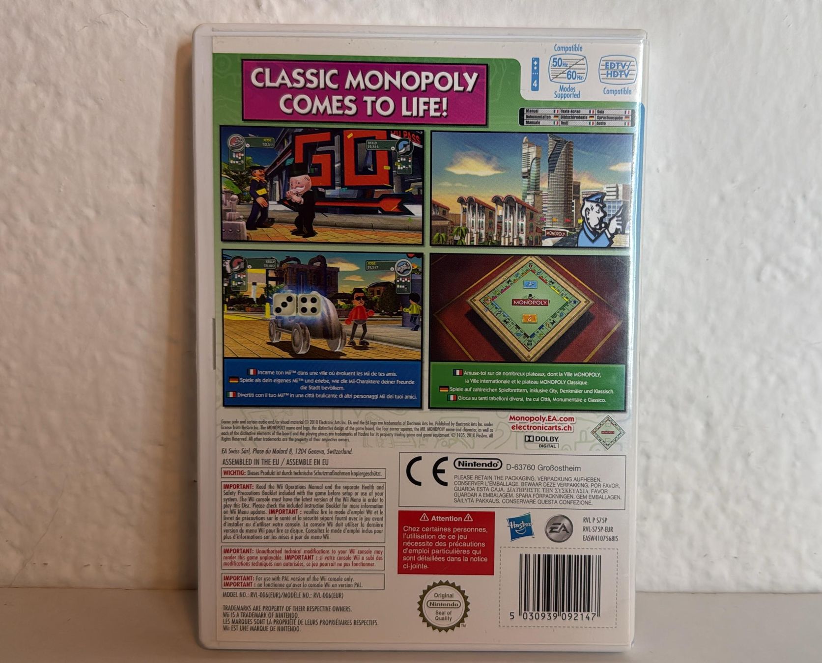 Giochi: Monopoly Streets - Nintendo Wii - Top Zustand – Usato da Ehrendingen venduto da lax21 1