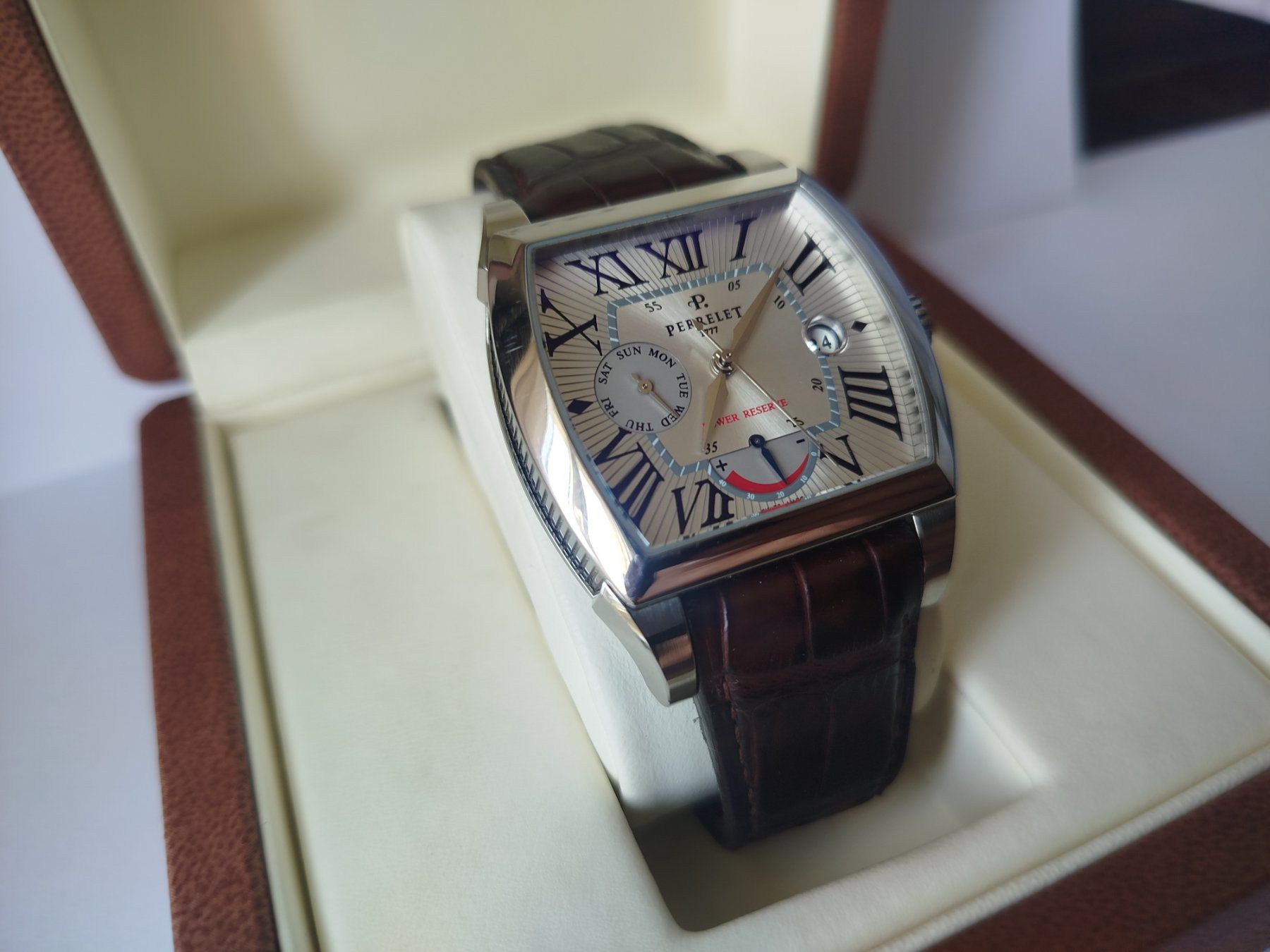 Perrelet Orologi: Perrelet Power Reserve Automatique – Usato da Savagnier venduto da Botteron_Recycling 1