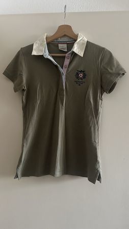 Aeronautica Militare Damen Polo Khaki Gr. S