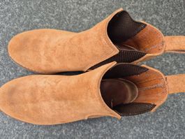 Echte Camargue Leder- Bottinen, Gr.40