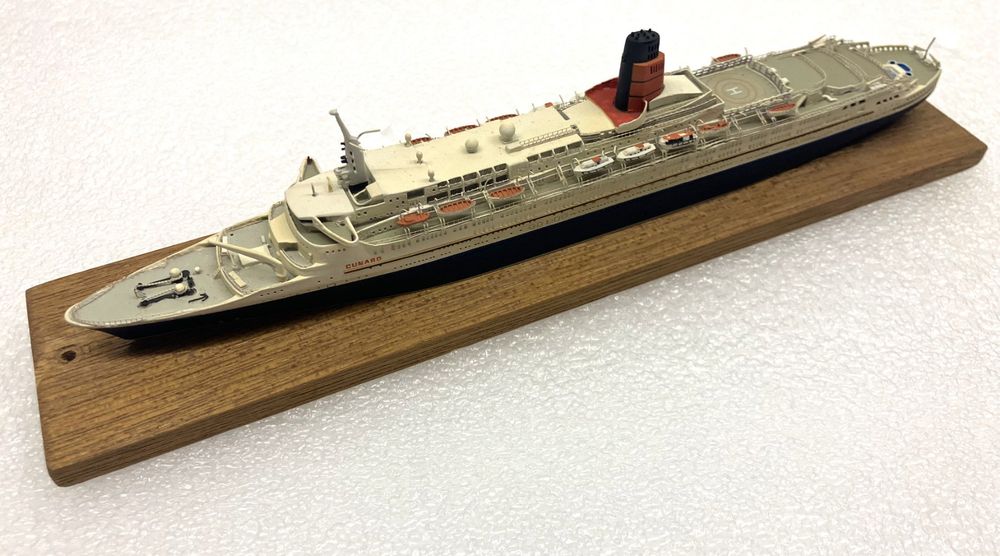 Queen Elizabeth II Qe2 CUNARD: schönes Schiffsmodell - Guss 3