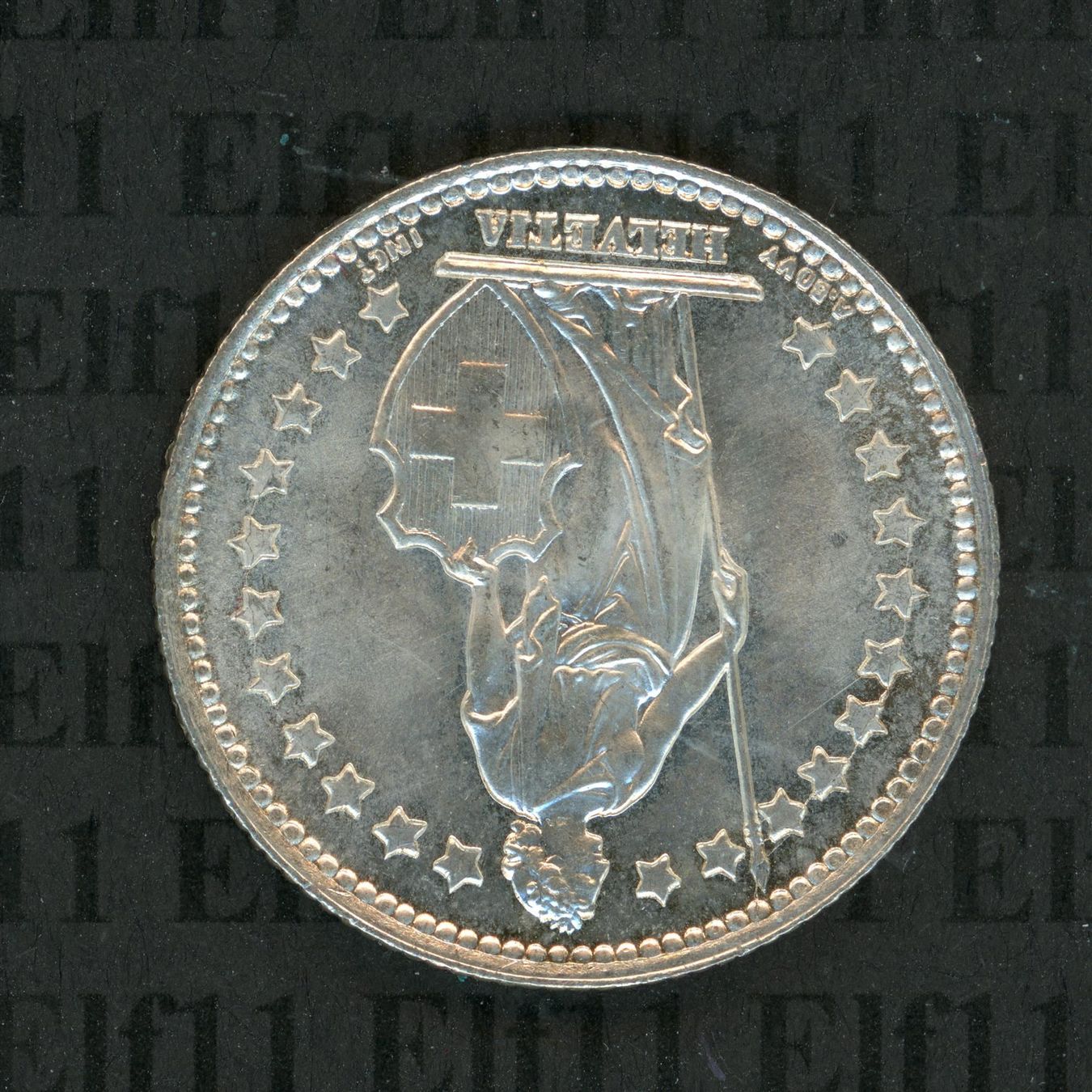 Tutti le monete: CHF___1.00 1944 stgl 1 Franken – Nuovo (secondo la descrizione) da Widnau venduto da Elf11 1