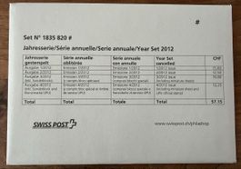 Jahresserie 2012, komplett mit ET-Halbmond-Stempel