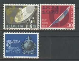 1973, Nr.520–522, Sonderpostmarken I ** (1)