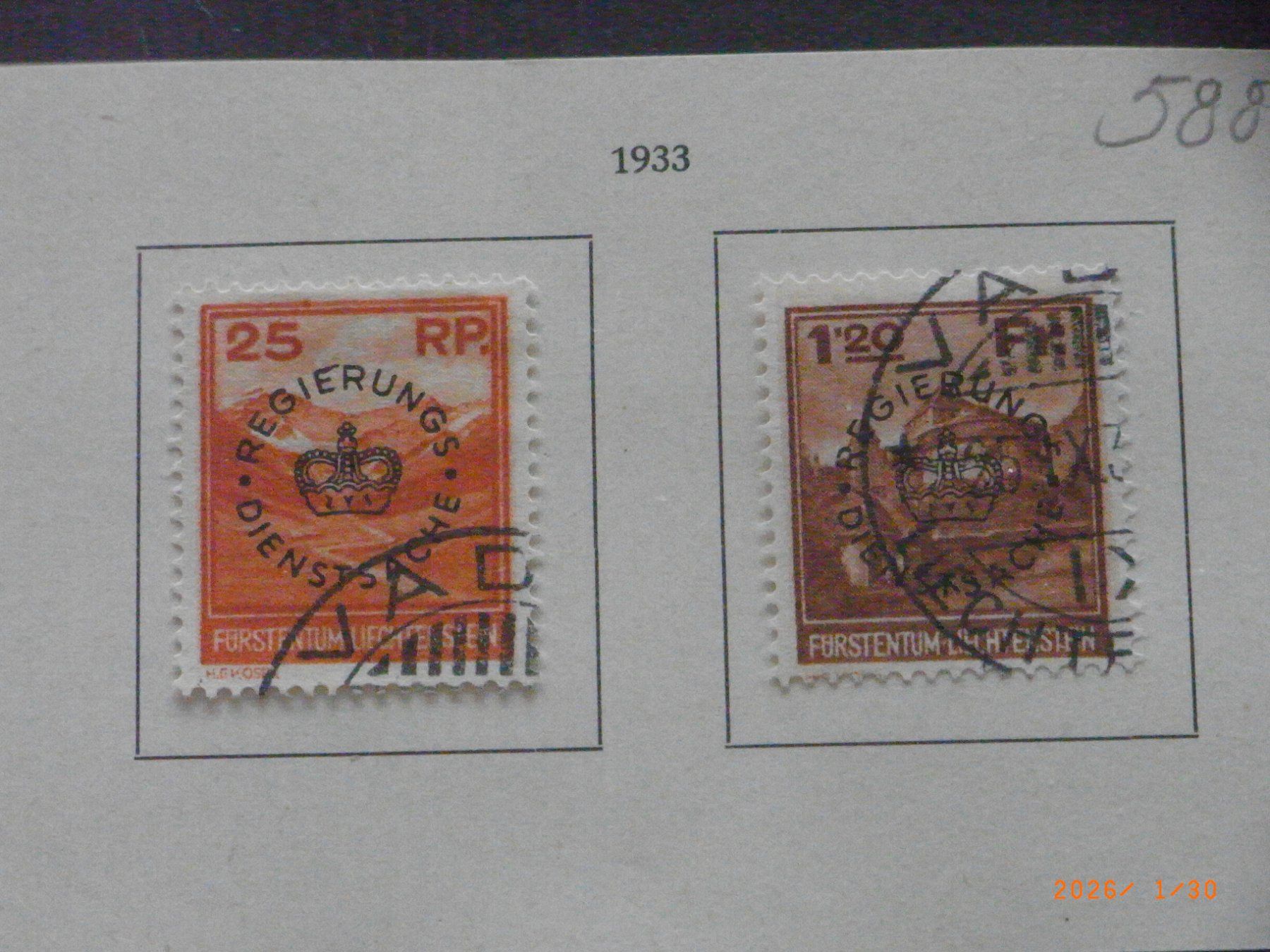 Tutti i francobolli: Fl 19339+10 schöne Stempel – Usato da Ittigen venduto da shetland