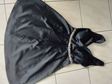 Elegantes, dunkelbl.MANGUUN Cocktailkleid, Gr. 36, festlich