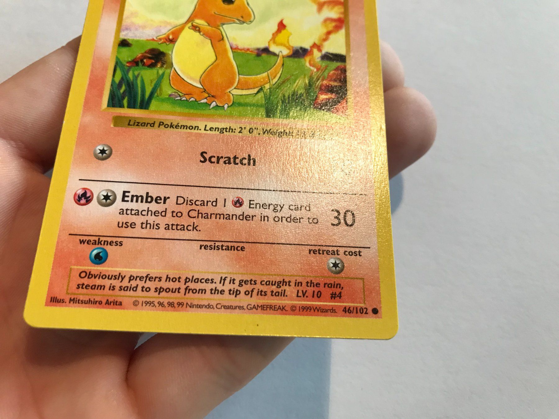 Pokémon Cartes à collectionner: Charmander non holo Shadowless Base EN – D'occasion à Hagendorn par Pokecollectorch 1