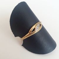 Damenring aus 333 er Gelbgold 8 karat gr. 18,4 mm