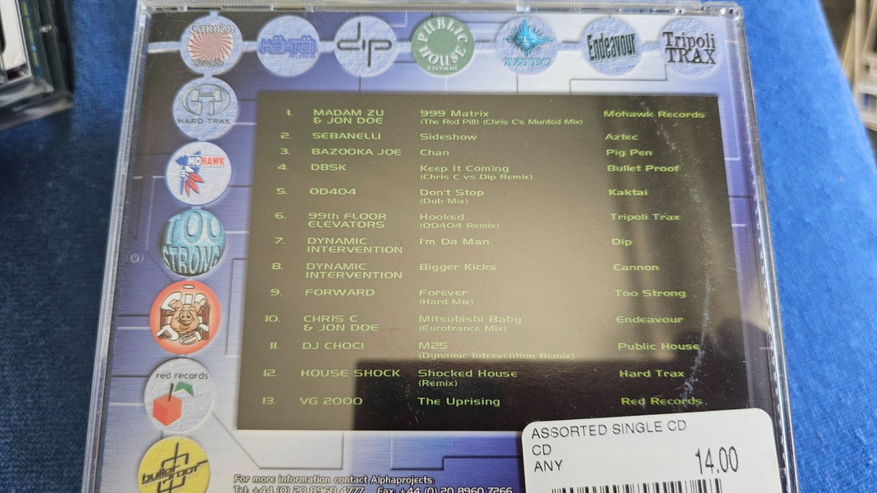 CDs: Hardhouse NU NRG sampler vol.2-dj Chris C – D'occasion à Bremgarten AG par musiccollector 1