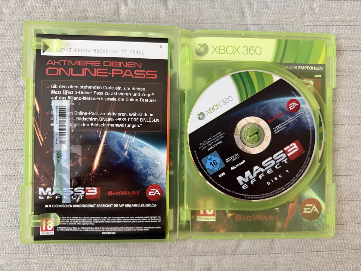 Microsoft Spiele: Mass Effect 3 für Xbox 360 – Gebraucht aus Thunstetten von Virus_33 1
