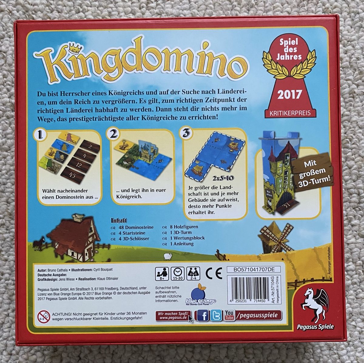 Pegasus Spiele Giochi: Kingdomino Spiel – Nuovo (secondo la descrizione) da Aesch BL venduto da Gamazoru 1