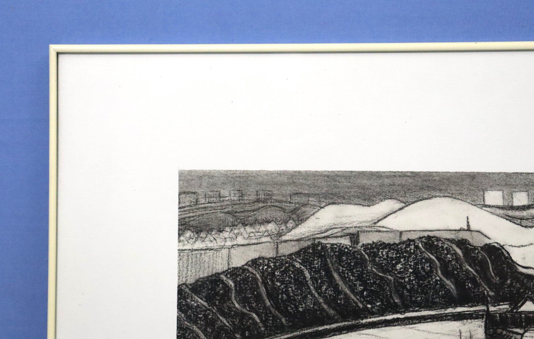 Dipinti: Monika Buchmann-Helbling 1925-2004, Kohlestift/Papier "Prag" – Usato da Zug venduto da Kunst-Fundgrube 8