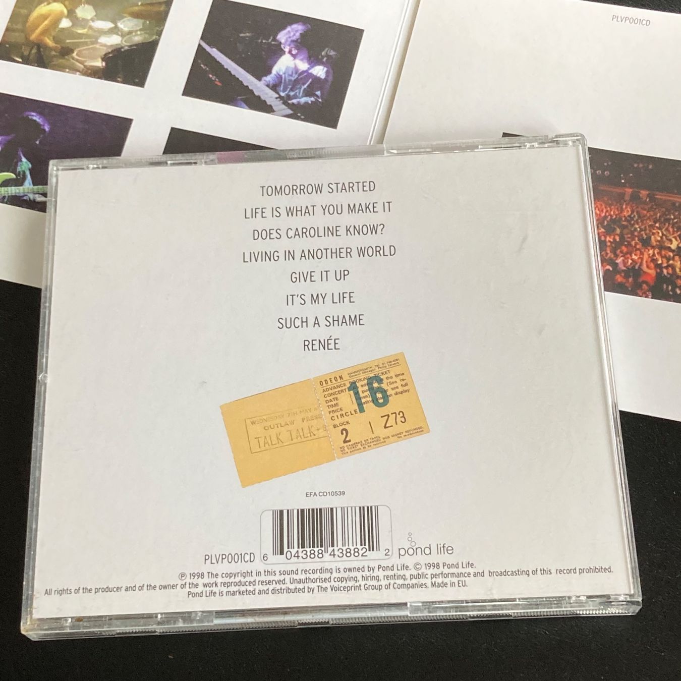 CD: Talk Talk - London 1986 | Art Pop – Usato da Bern venduto da Ntsamina 1