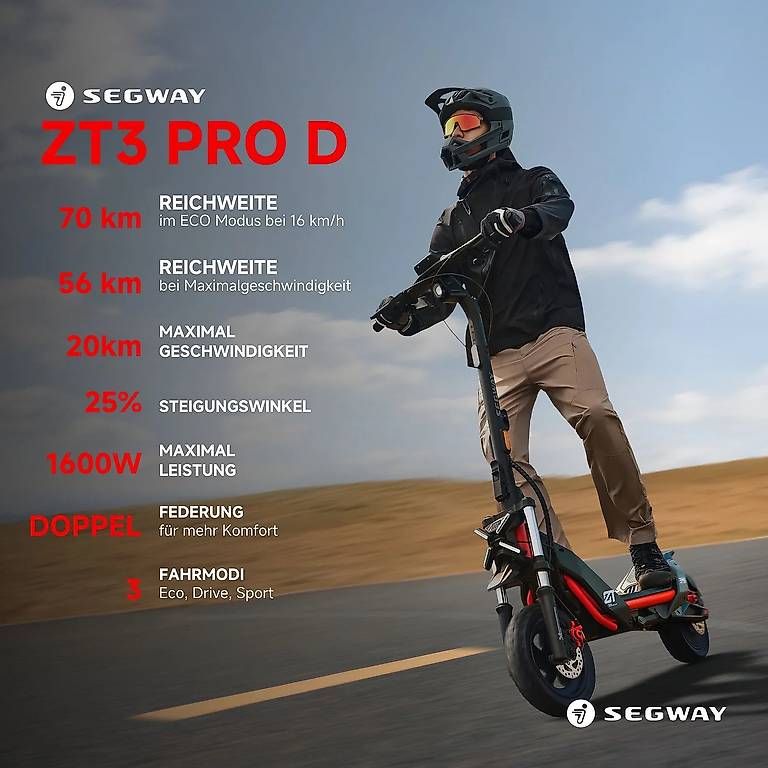 Segway Kickboard: Segway-Ninebot ZT3 Pro, Garantie bis 05/2028 – Usato da Unterlunkhofen venduto da BP5002 1