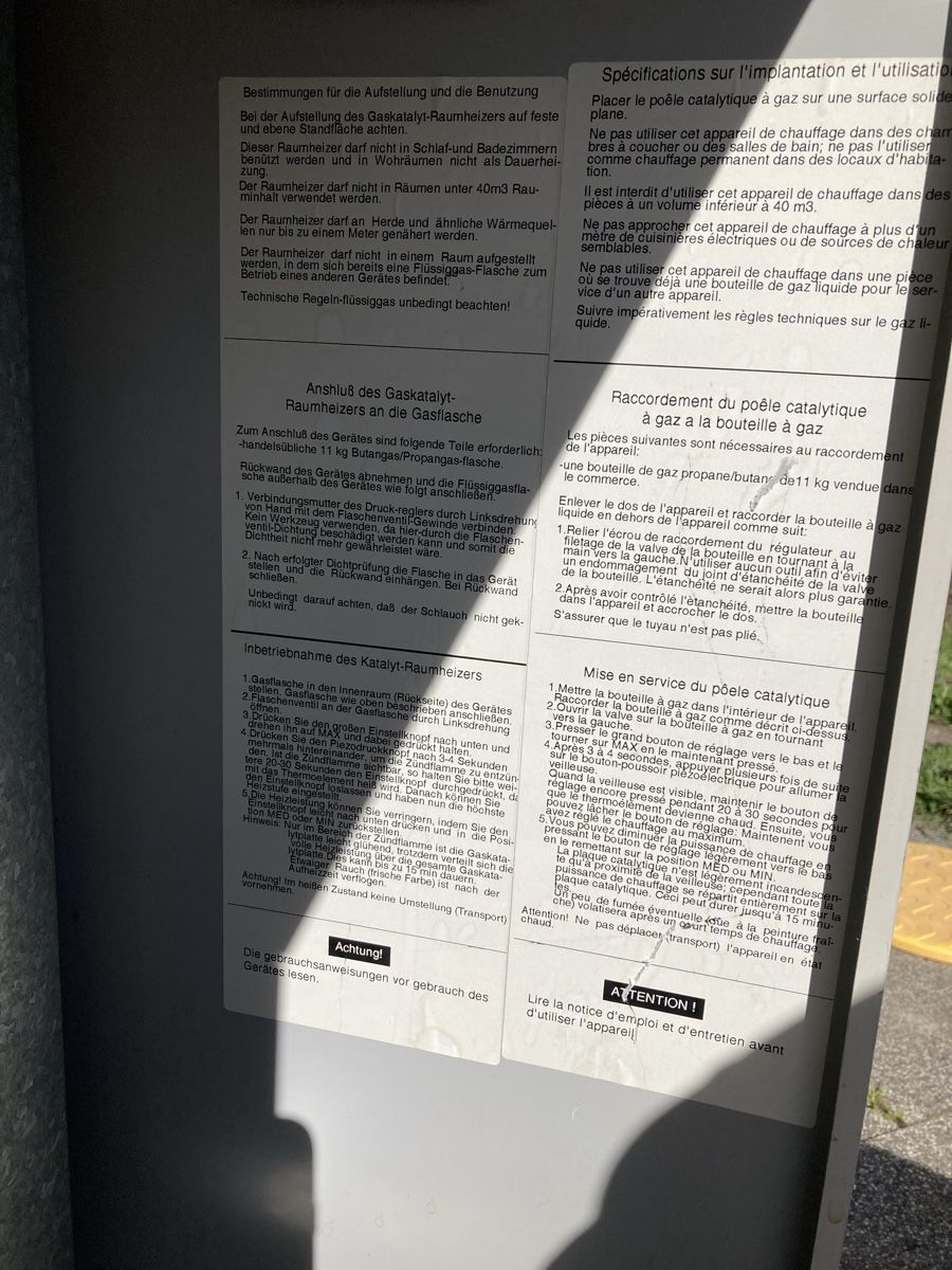 Heizgeräte: Fattori Gasofen – Gebraucht aus Zürich von  5
