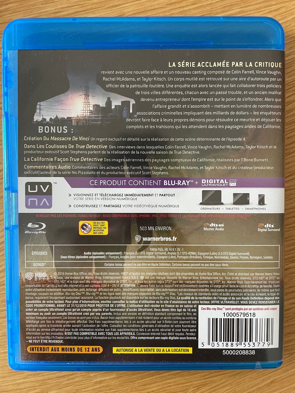 Tutti i DVDs: True Detective saison 2 (blu-ray) – Usato da Vevey venduto da c_lathion 1