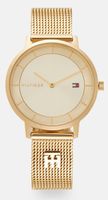 Tommy Hilfiger Dressed Up Damenuhr, Goldfarben, neuwertig