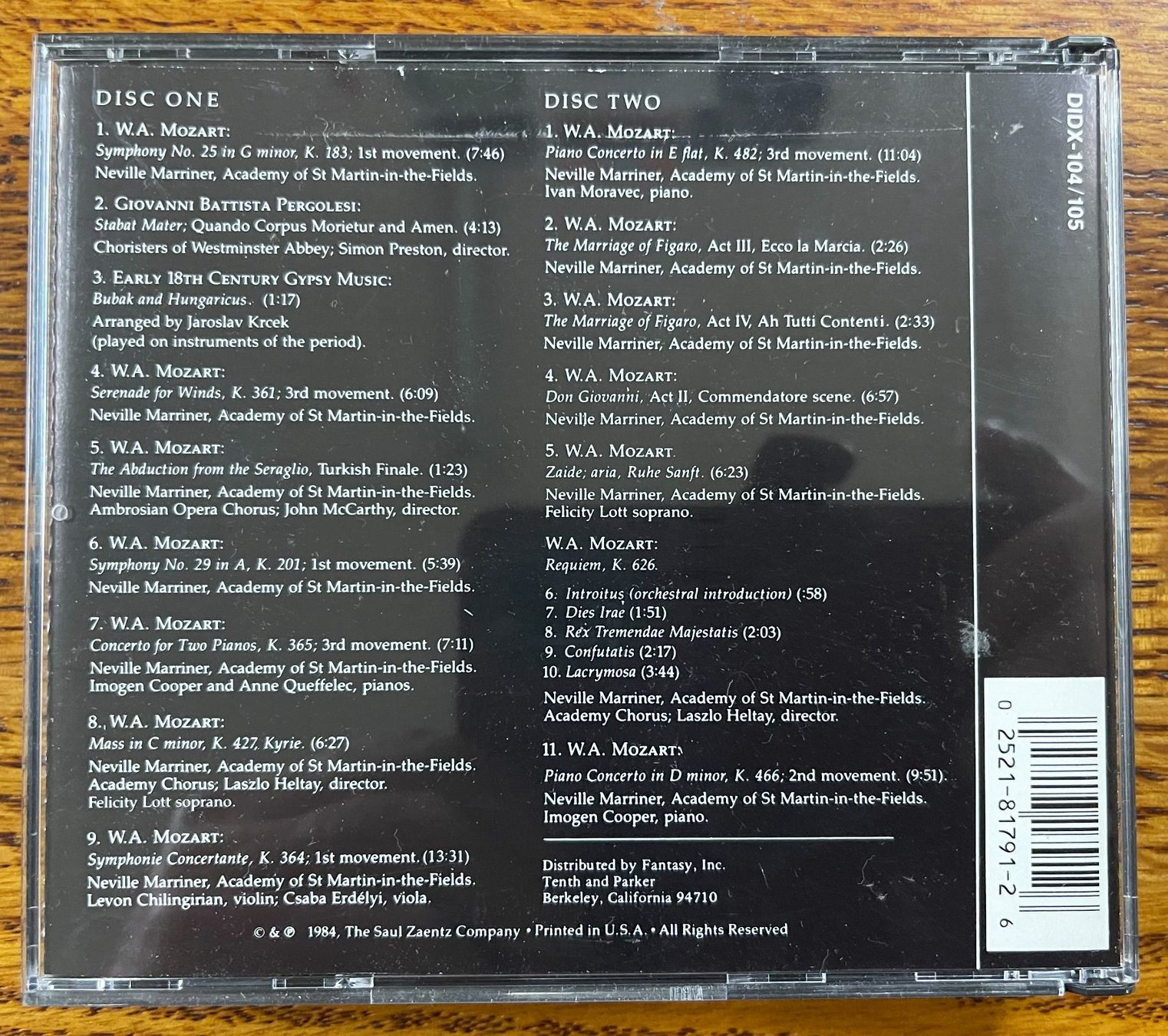 CDs: 2CD Box - AMADEUS - ORIGINAL SOUNDTRACK – Gebraucht aus Oftringen von Vucki 2