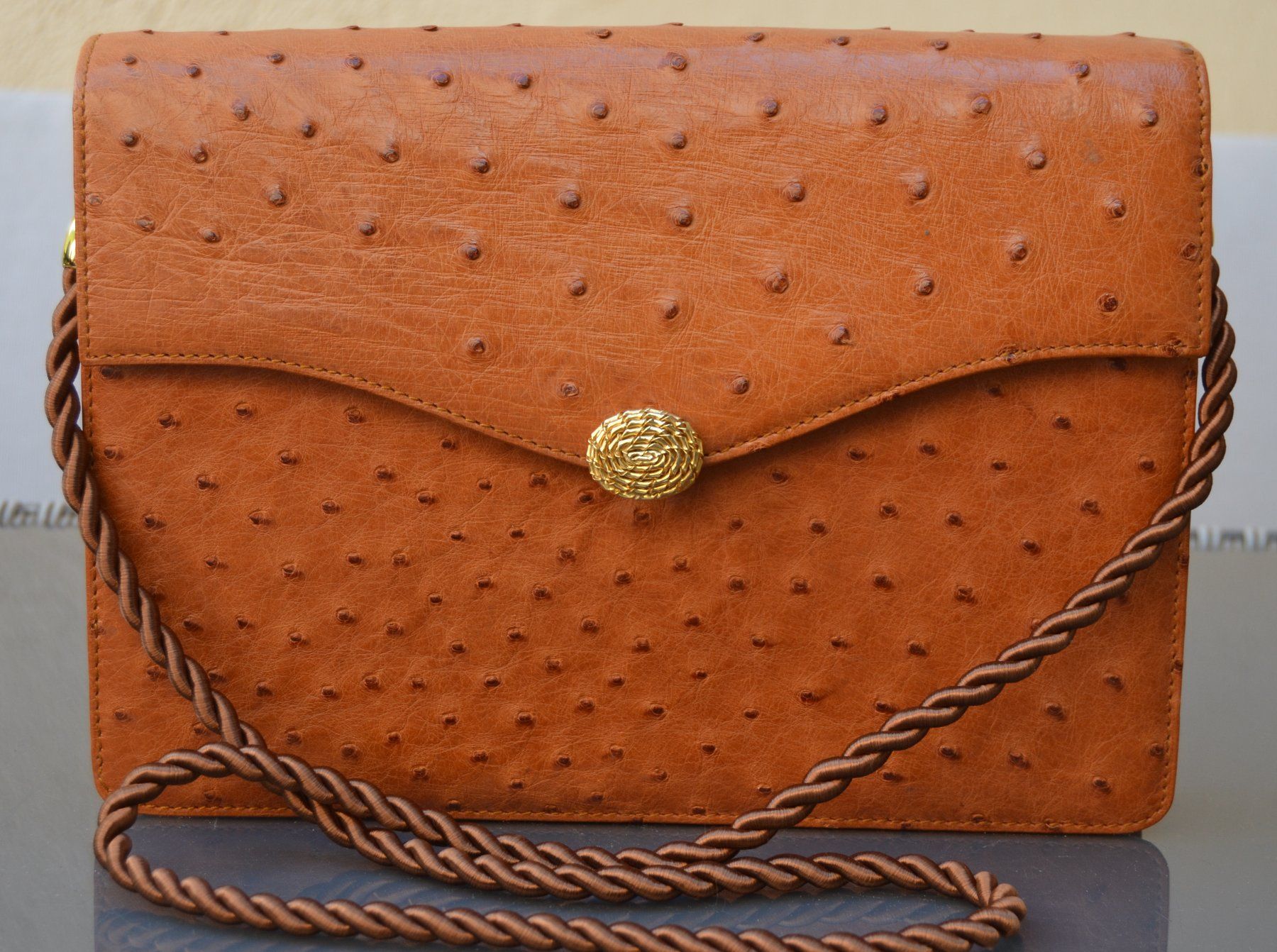 Borse da donna: Gurtner Tasche - Straußenleder / sac - cuir d'autruche – Usato da Collonges venduto da Auganien