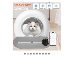 Selbstreinigende Katzentoilette mit App Steuerung