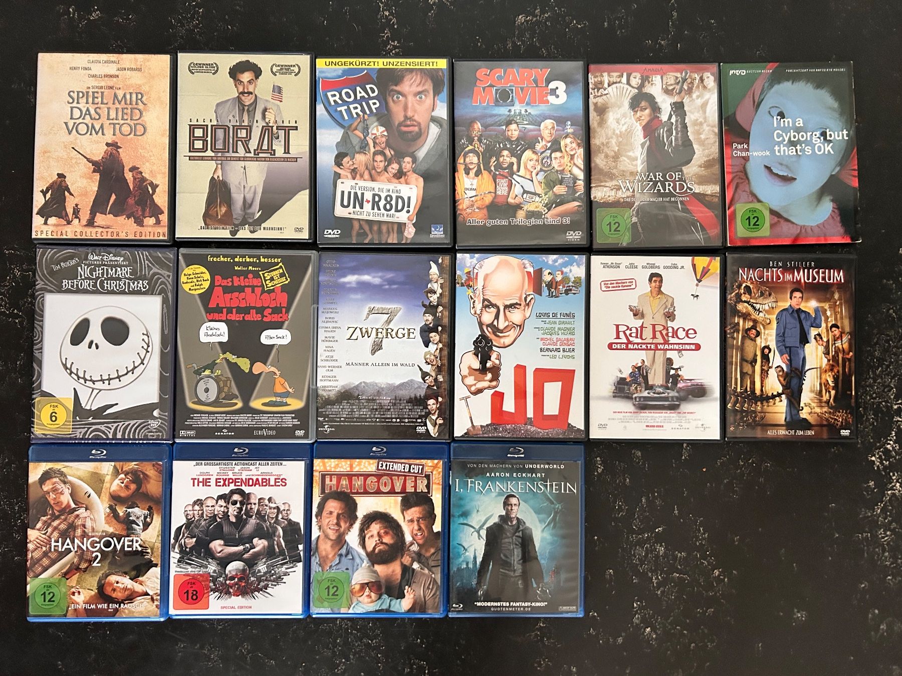 Alle DVDs: 12 DVD's + 4 Bluray's - Sammlung – Gebraucht aus Bern von inf_bdw8