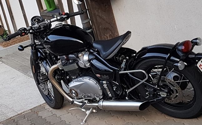 Triumph Sonstige: Triumph Boneville Bobber 1200 ABS Originalzustand – Gebraucht aus Schwarzhäusern von Passat30 3