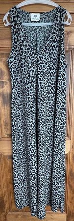 Trendiger Maxirock mit Animalprint - one size - NEU