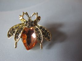Elegante Brosche in Insektenform, Top!