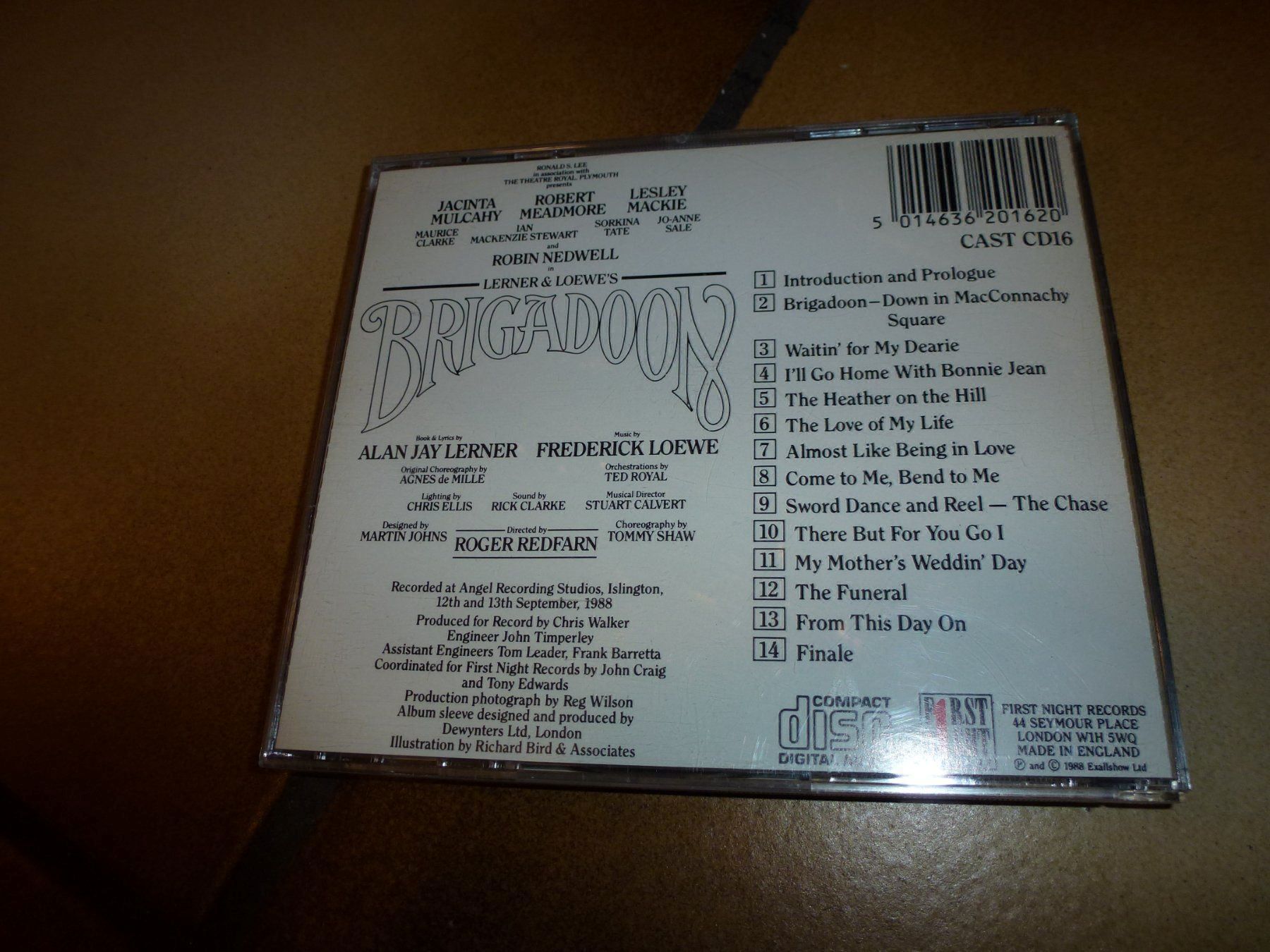 CDs: Brigadoon 1988 London Cast Recording CD – Gebraucht aus Olten von Disc-Ausverkauf 1