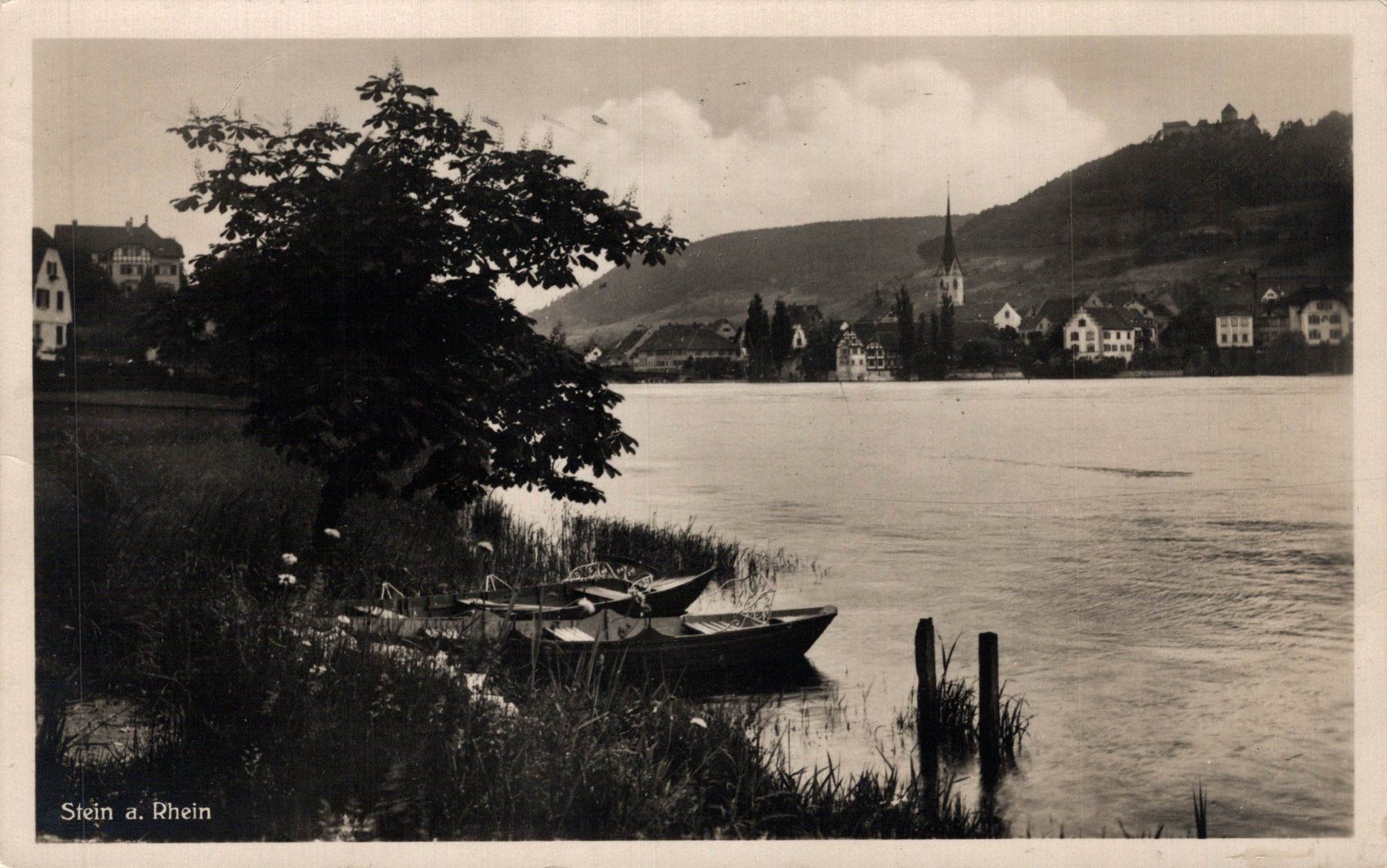 Cartoline postali: Stein am Rhein. Fischerboote – Usato da Bronschhofen venduto da Astore