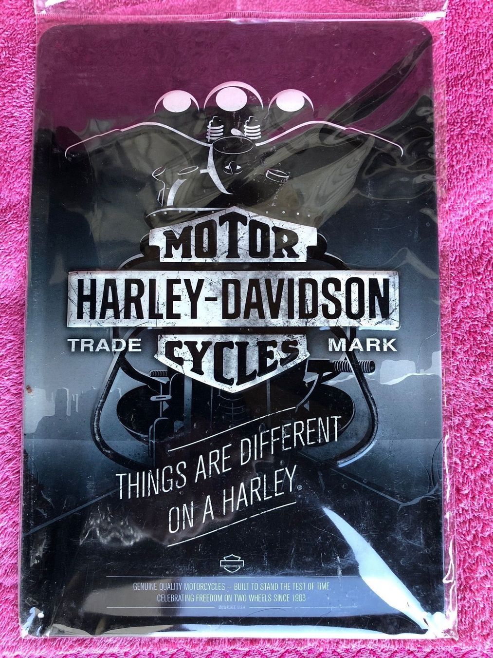 Insegne: Motor Harley Davidson cycles – Nuovo (secondo la descrizione) da Reinach AG venduto da rares75