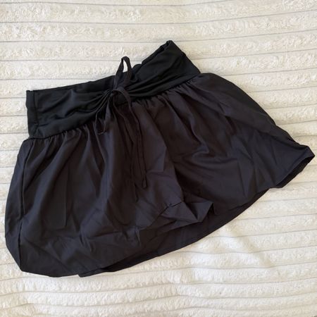Black skirt with drawstring size S new