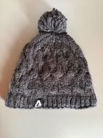 Warme Wintermütze mit Bommel, ALBRIGHT, schwarz