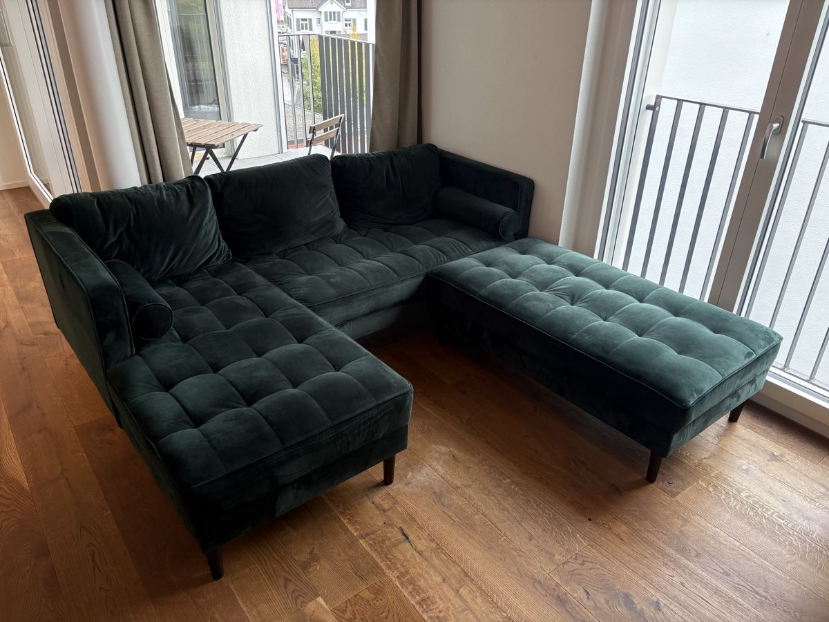 Sofas: Dunkelgrünes Sofa – Gebraucht aus Bassersdorf von jeh99 1