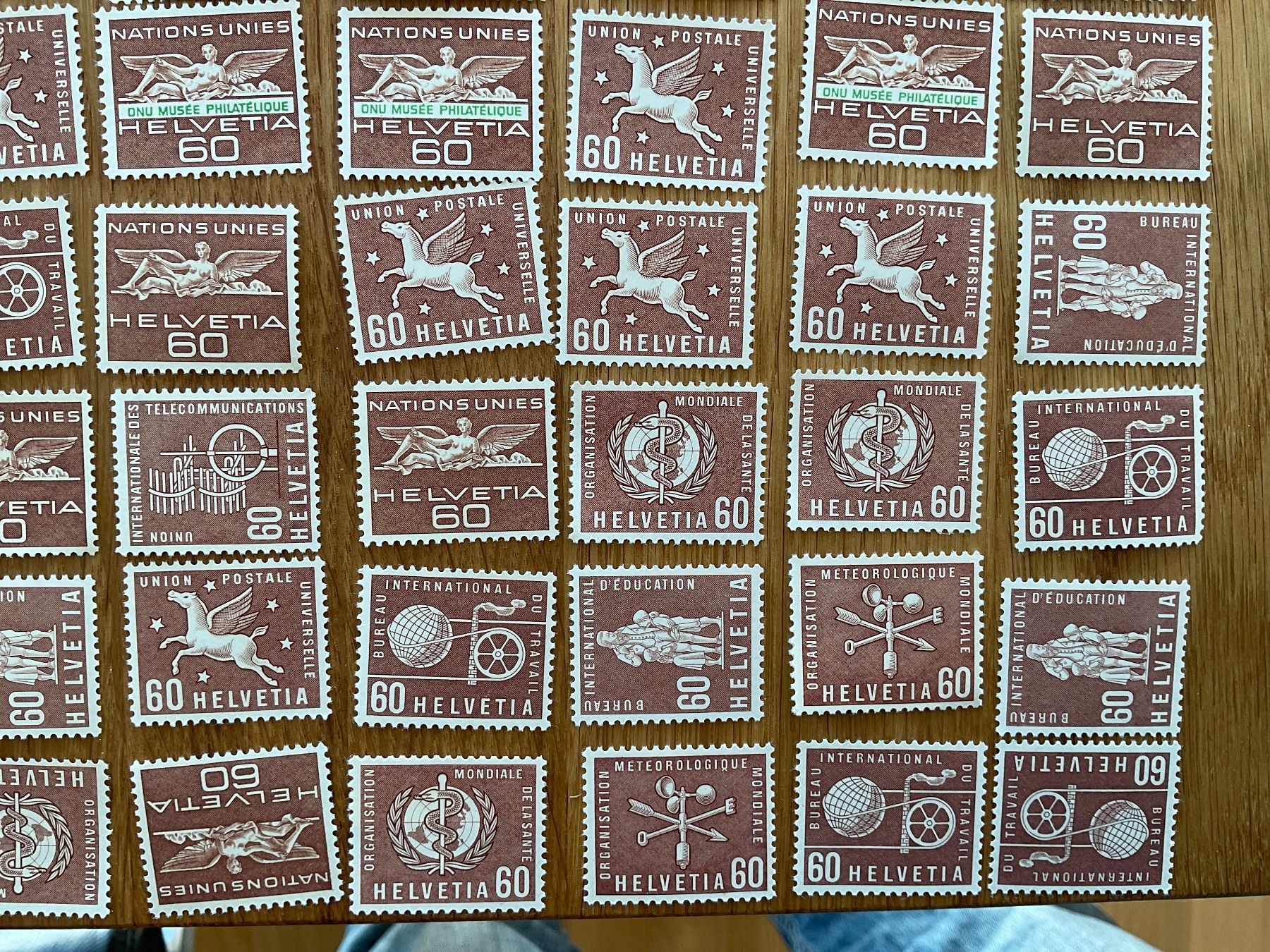 Tutti i francobolli: 60Fr Ämter Frankaturware ungestempelt postfrisch Sammlung – Nuovo (secondo la descrizione) da Wil SG venduto da Chefsugus 4