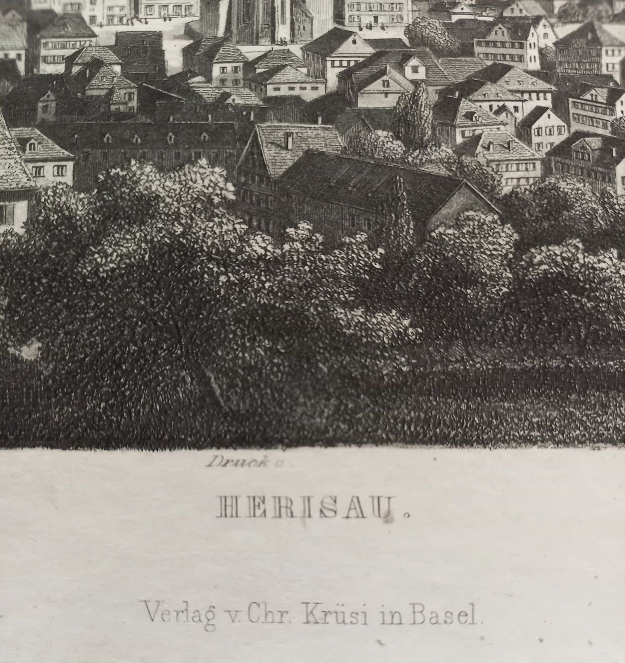 Incisioni: Historischer Stahlstich HERISAU – Usato da Seewen SZ venduto da emi_6y6l 1