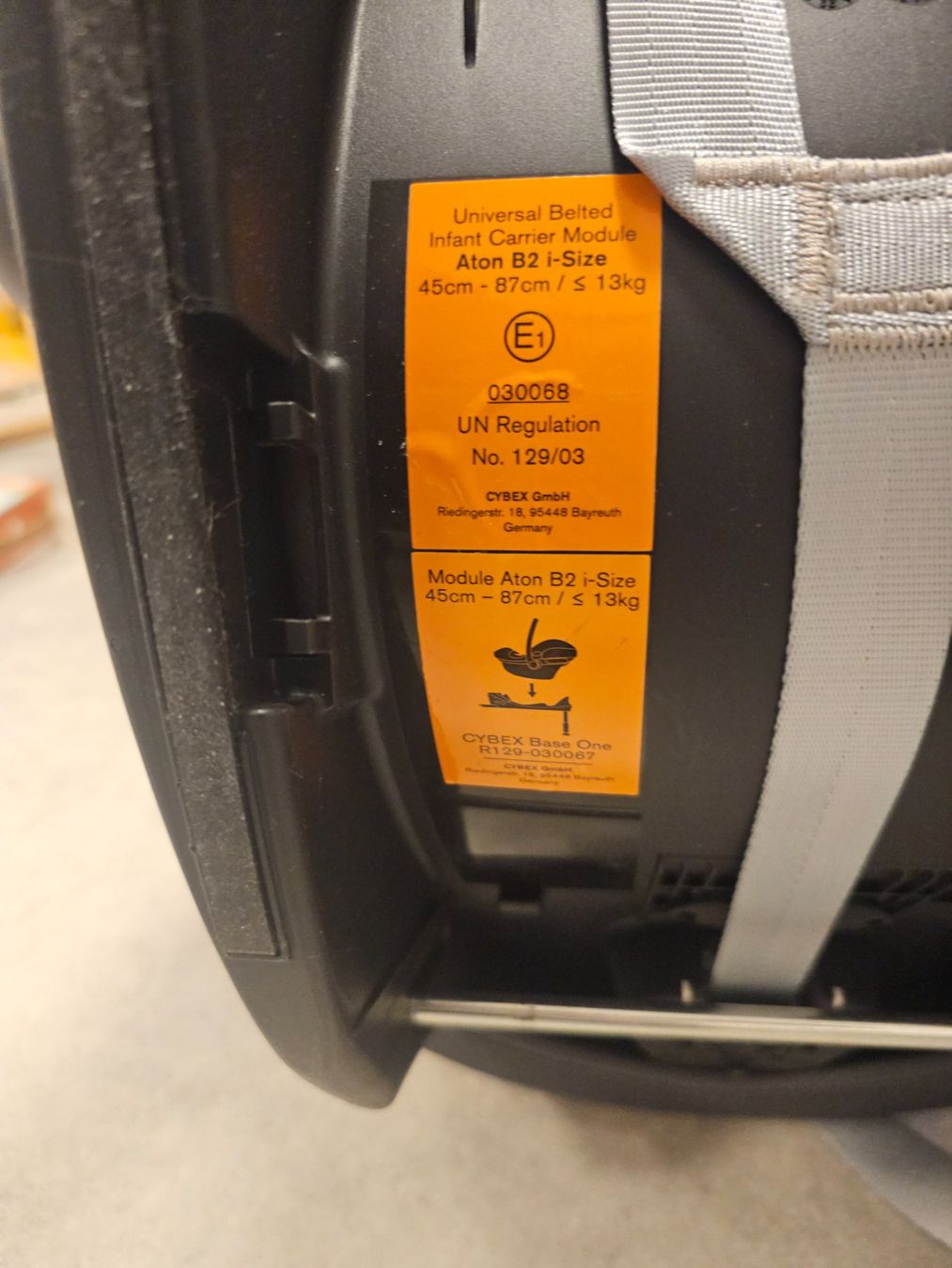 Cybex Seggiolini per auto: Siège auto Cybex Aton B2 i-Size parfait état – Usato da Sornetan venduto da T.a333 1